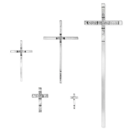 Symbole-Set Kreuz aus Edelstahl geschmiedet